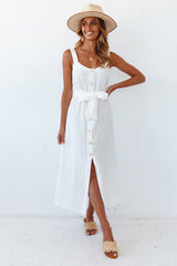 Heraklion Midi Dress White