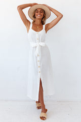 Heraklion Midi Dress White
