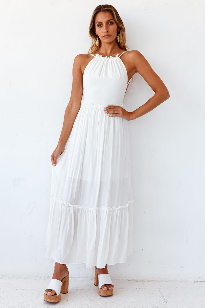 The Eve Maxi Dress White