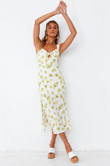 June Blooms Midi Dress