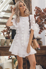 Kissed By The Sun Dress White