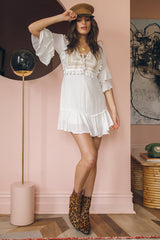 June Dress White