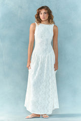 Starwoven Lace Maxi Dress White