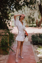Vista Grande Dress White